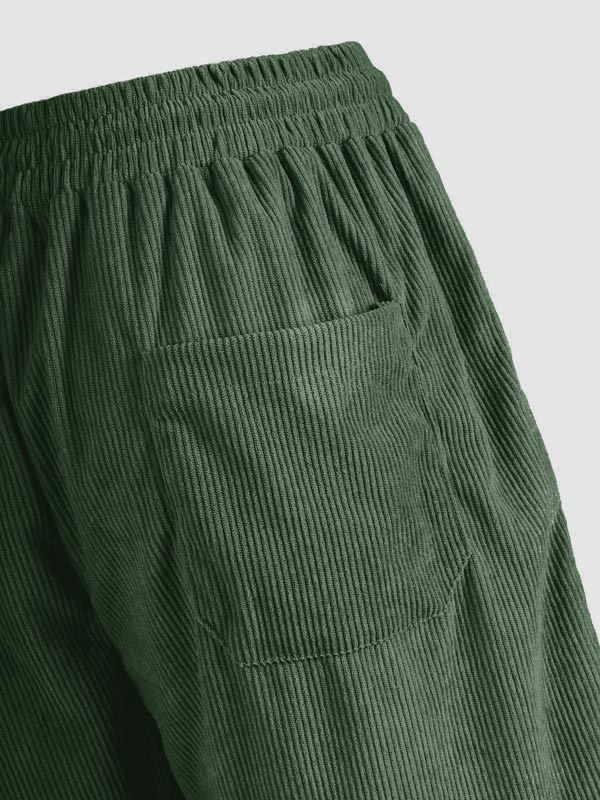 Troy | Cordhemd + Shorts Sæt