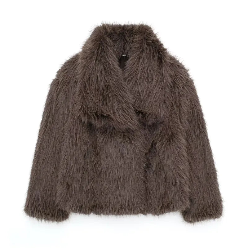 Amelia | Din Fluffy Glam Jakke til Kolde Dage