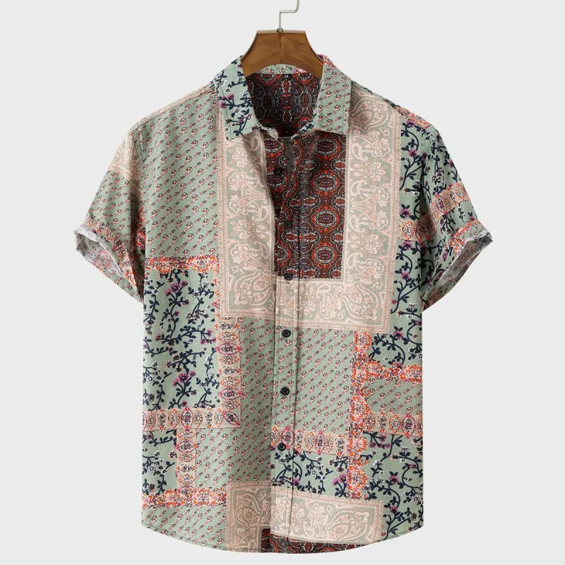 RetroStyle™ Korte Ærmer Skjorter – Dit Hverdagsmusthave