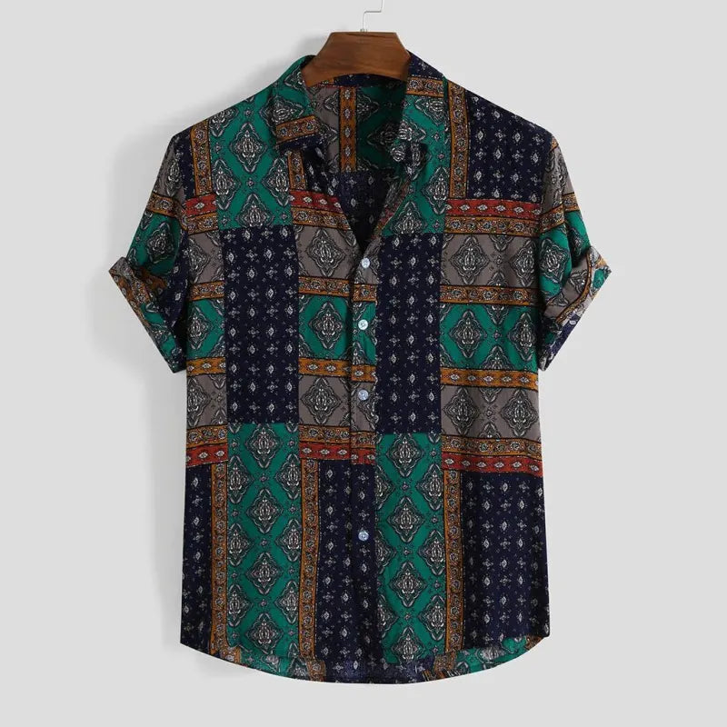 RetroStyle™ Korte Ærmer Skjorter – Dit Hverdagsmusthave