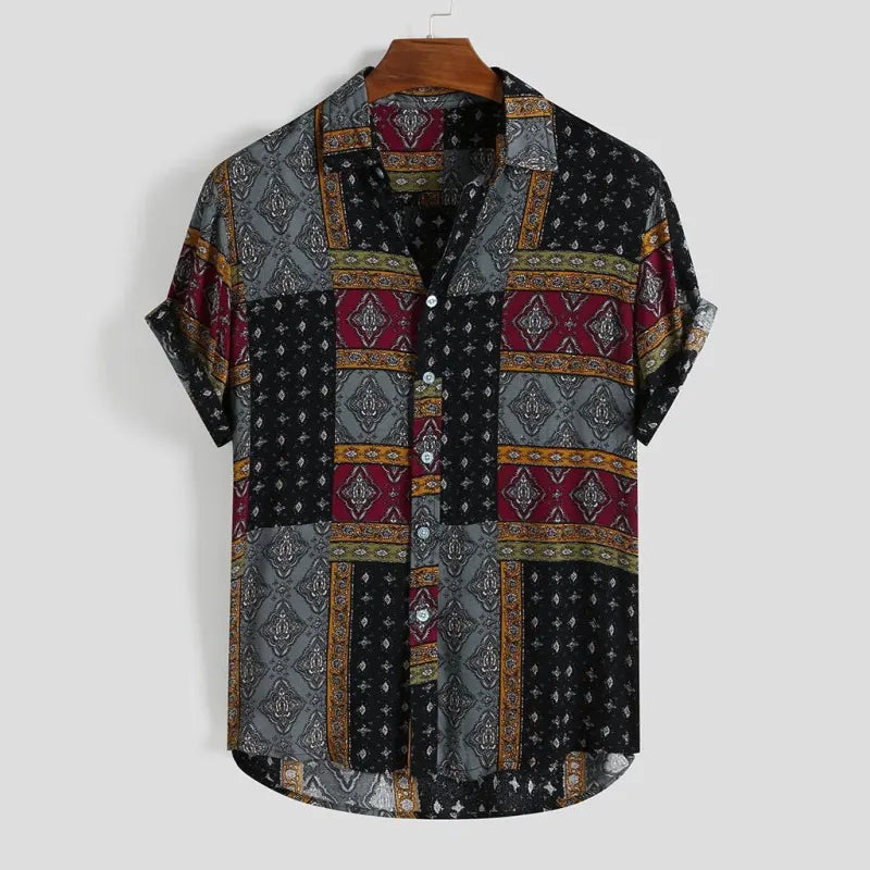 RetroStyle™ Korte Ærmer Skjorter – Dit Hverdagsmusthave