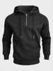 Milan | Stilfuld Herre-Hoodie med Frontlomme og Snor