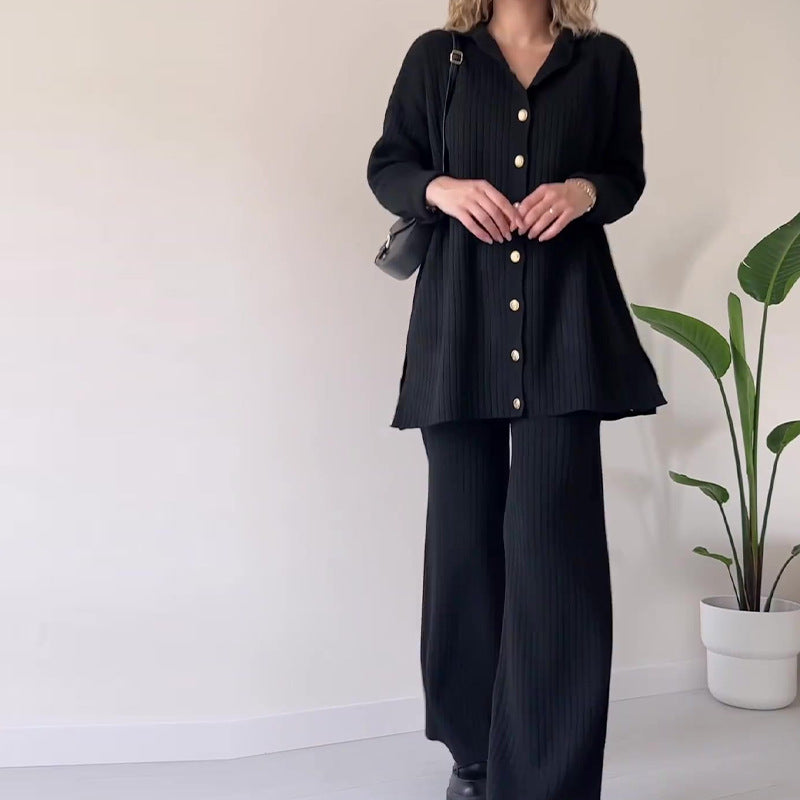Elena™ – Forførende Ribbede Outfit til Stil og Komfort