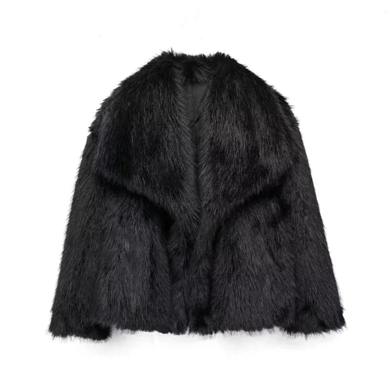 Amelia | Din Fluffy Glam Jakke til Kolde Dage