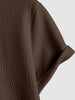 Geo | Jacquard 2-delt sæt i kaffe
