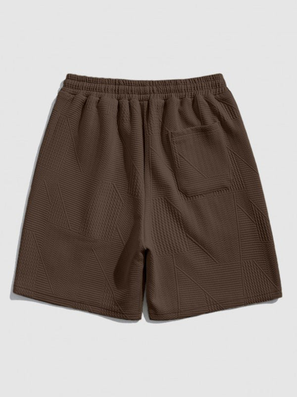 Geo | Jacquard 2-delt sæt i kaffe