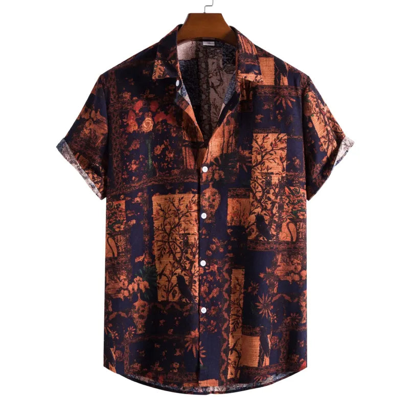 RetroStyle™ Korte Ærmer Skjorter – Dit Hverdagsmusthave