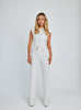 LINA | Stilfuld Jumpsuit med Bælte til det Perfekte Udseende
