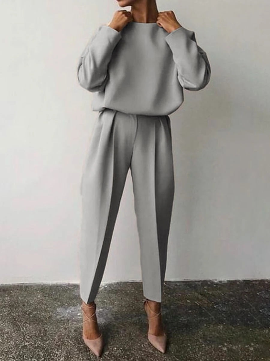 Mila – Stilfuldt To-delt Sæt til det Perfekte Hverdagslook!
