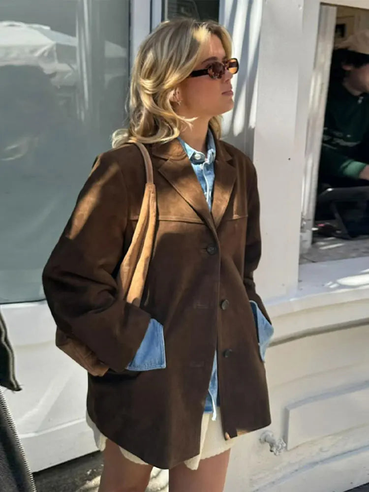 Morina Faux Læderjakke