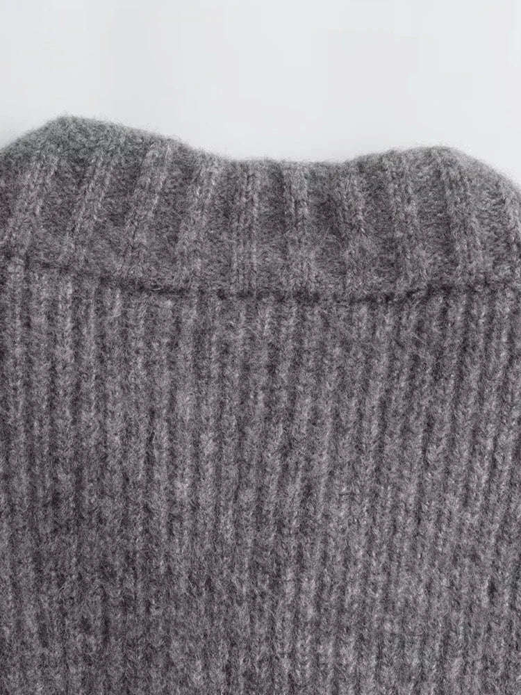BEAN | Warme Woll-Strickjacke mit Reißverschluss