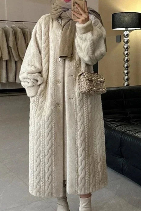EVA | Luksuriøs Eco-Faux-Fur Frakke