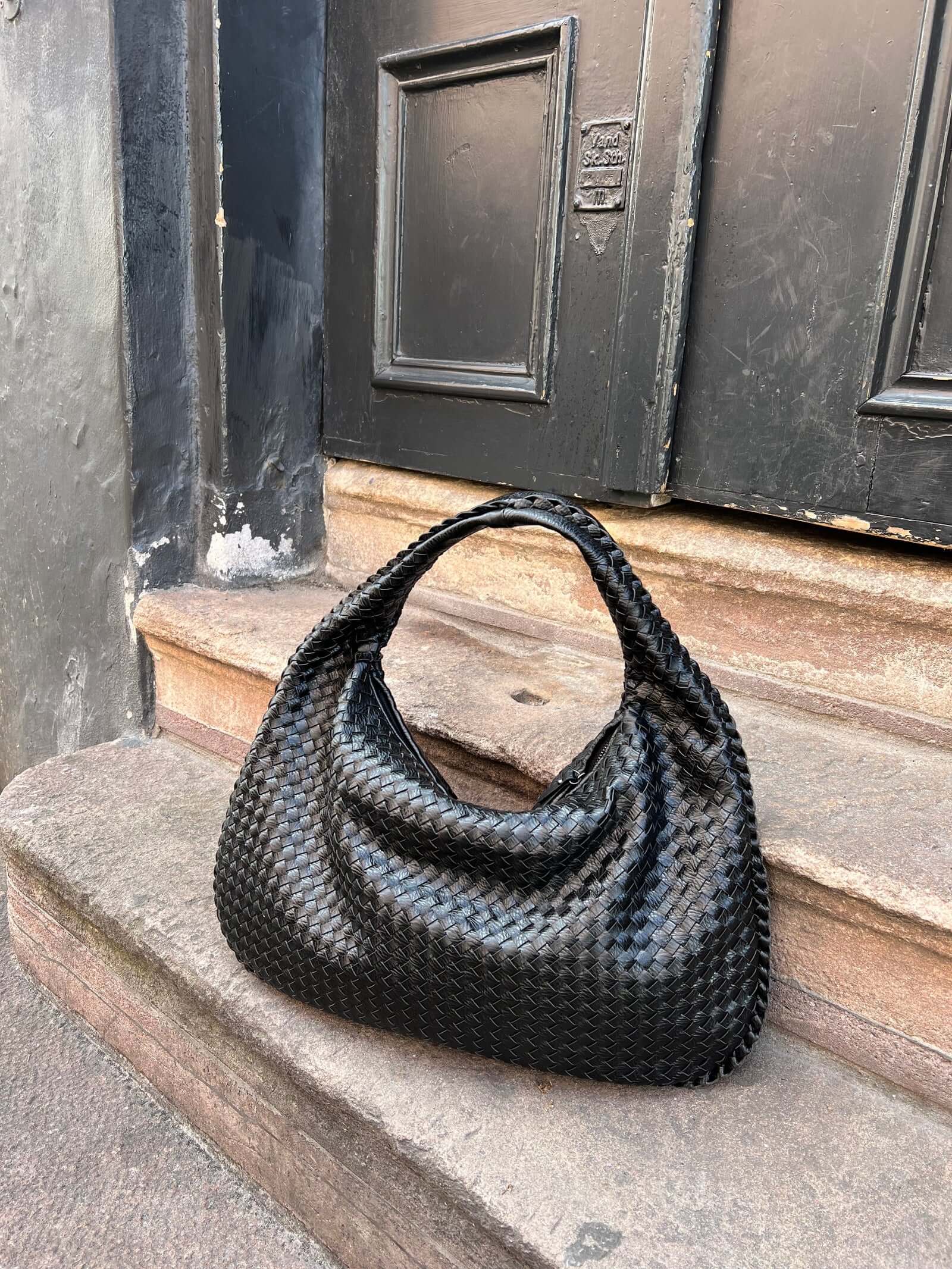 Vævet Oversized Skuldertaske