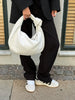 Elegant gewebte skuldertaske medium