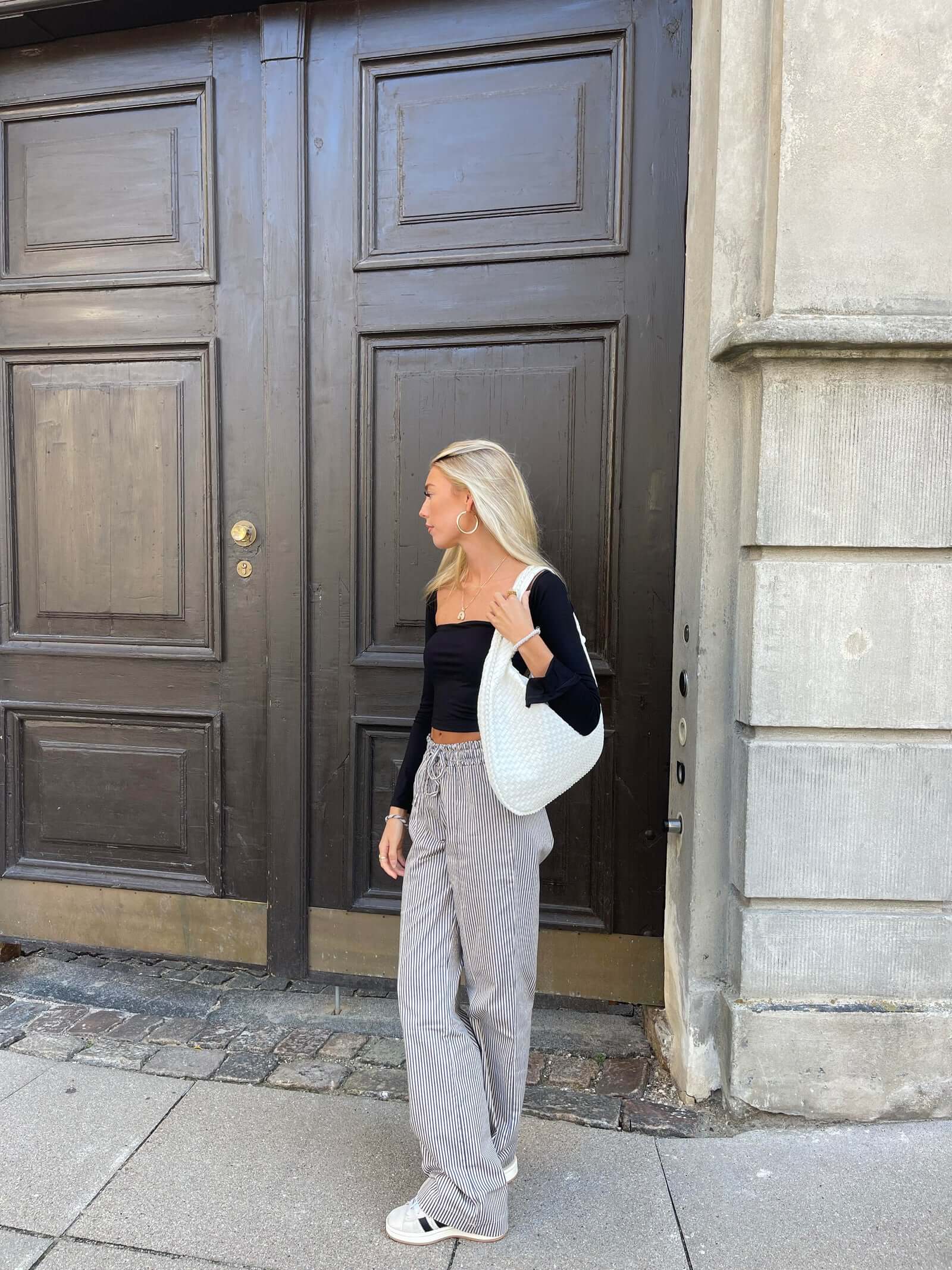 Vævet Oversized Skuldertaske