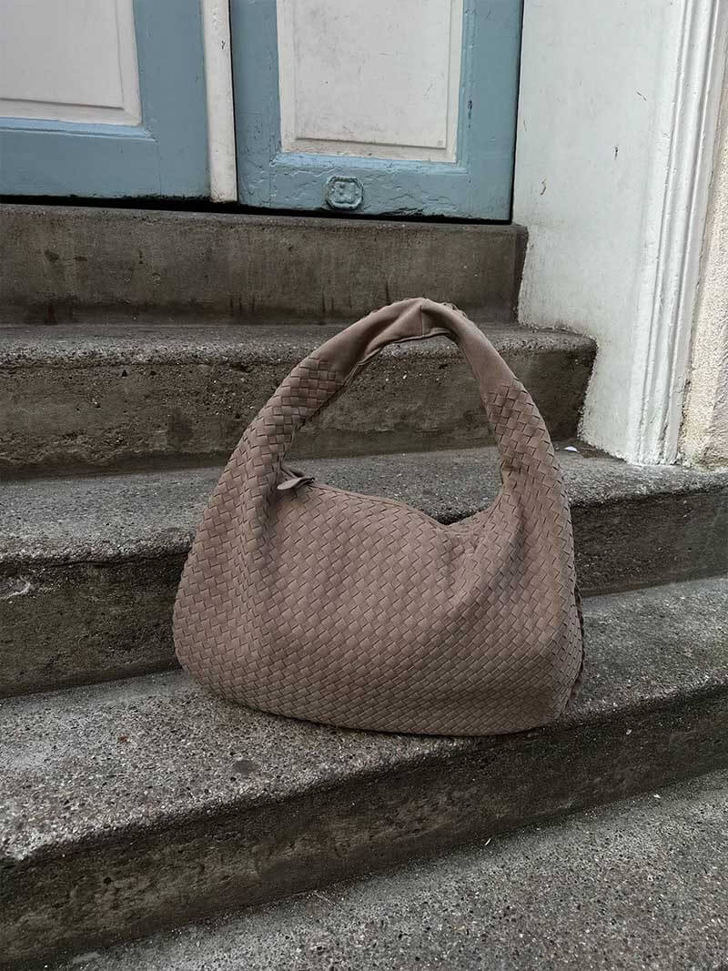 Suede Vevet Taske XL