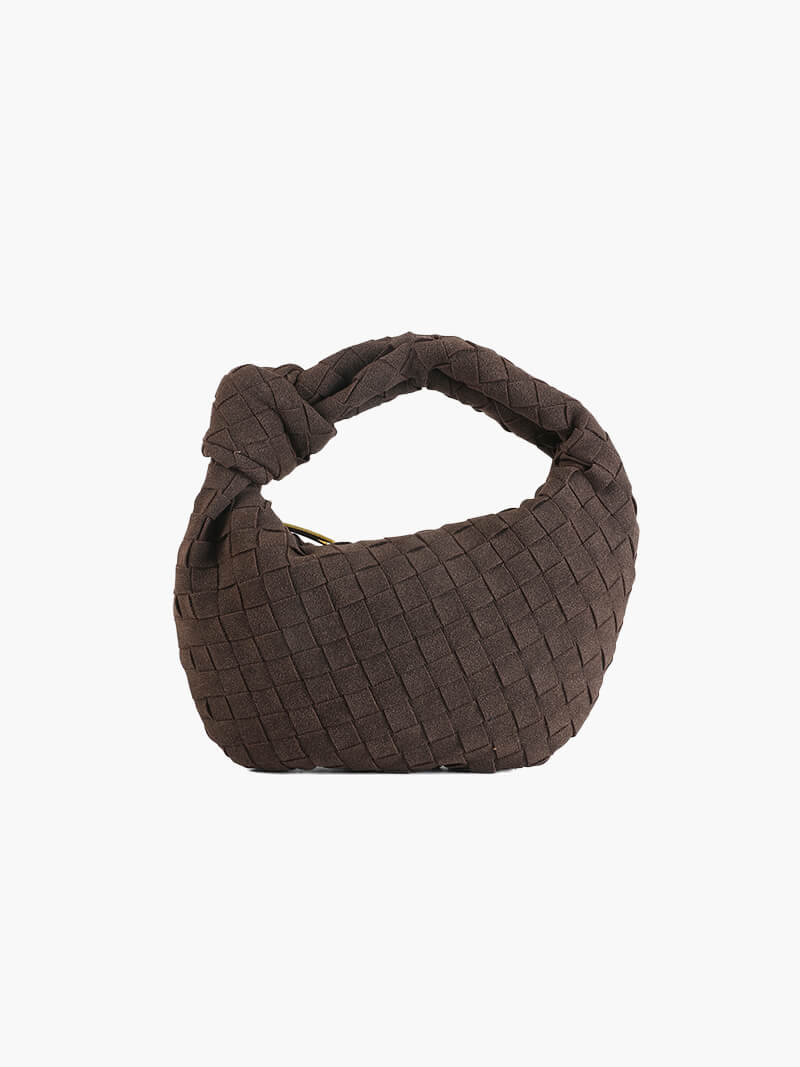 Mini-Suede Vævet Taske