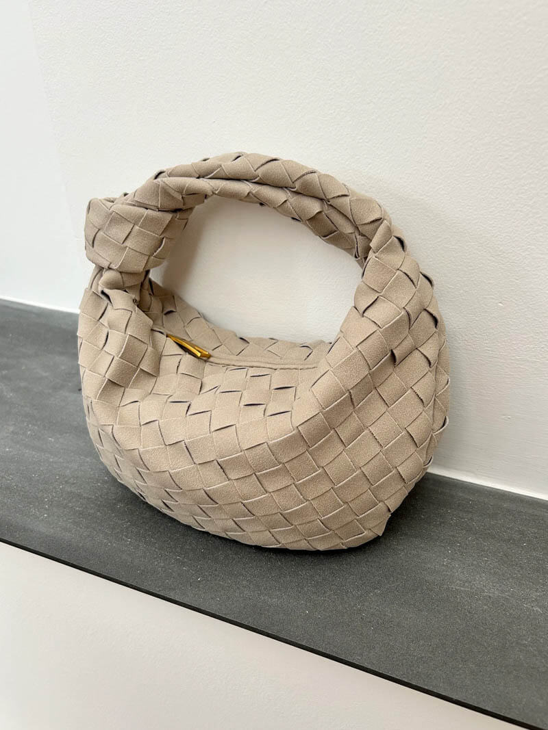 Mini-Suede Vævet Taske