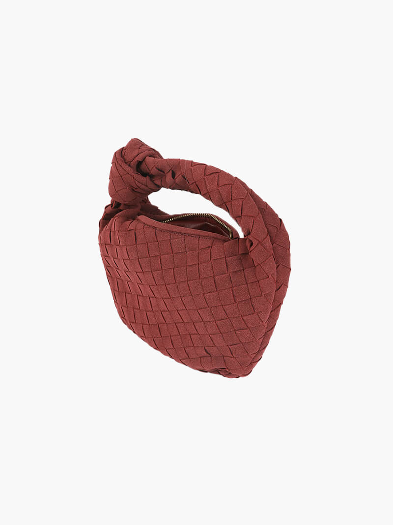 Mini-Suede Vævet Taske