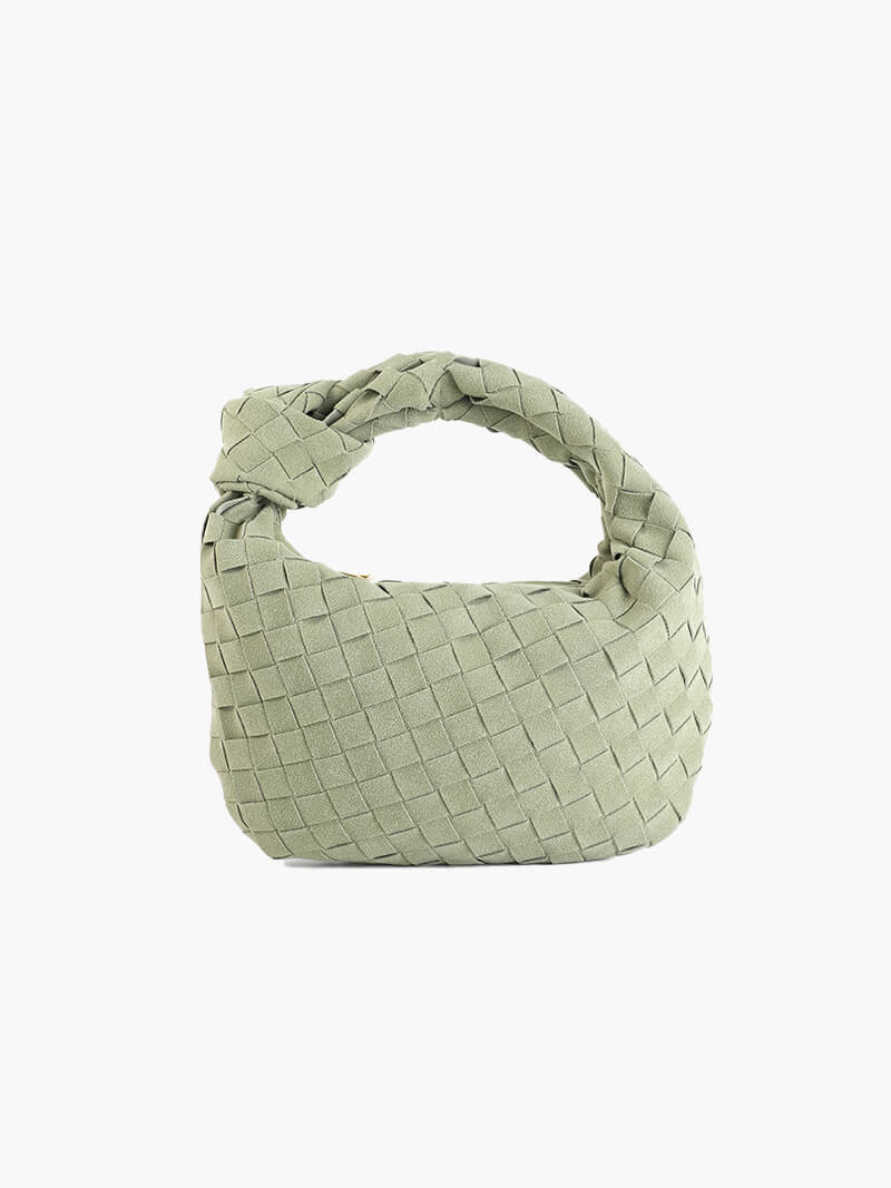 Mini-Suede Vævet Taske