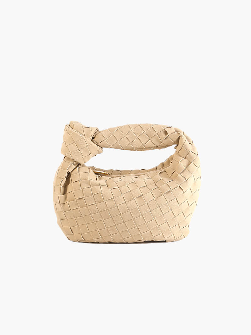 Mini-Suede Vævet Taske