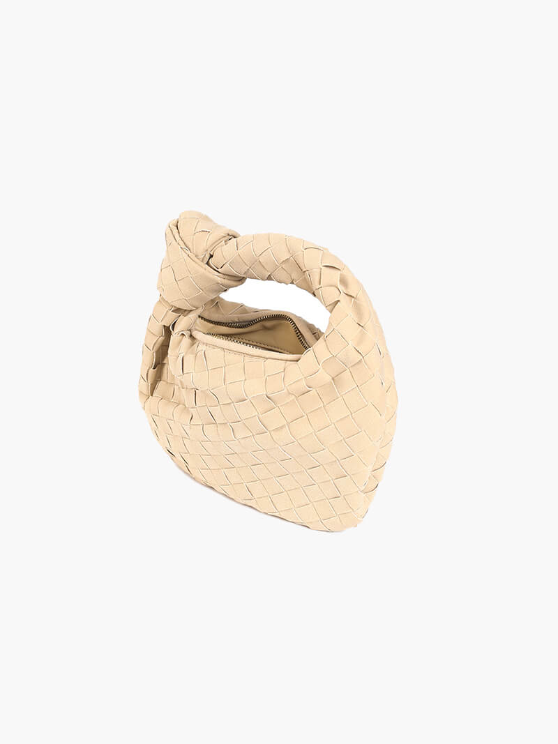 Mini-Suede Vævet Taske