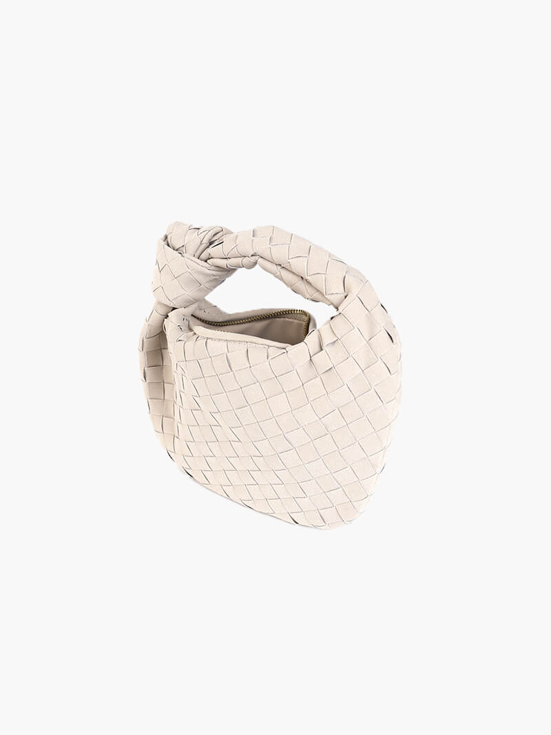 Mini-Suede Vævet Taske
