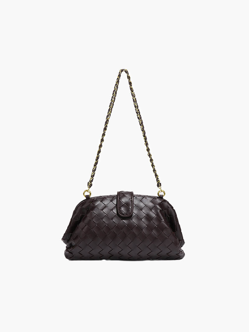 Tessa vævet clutch