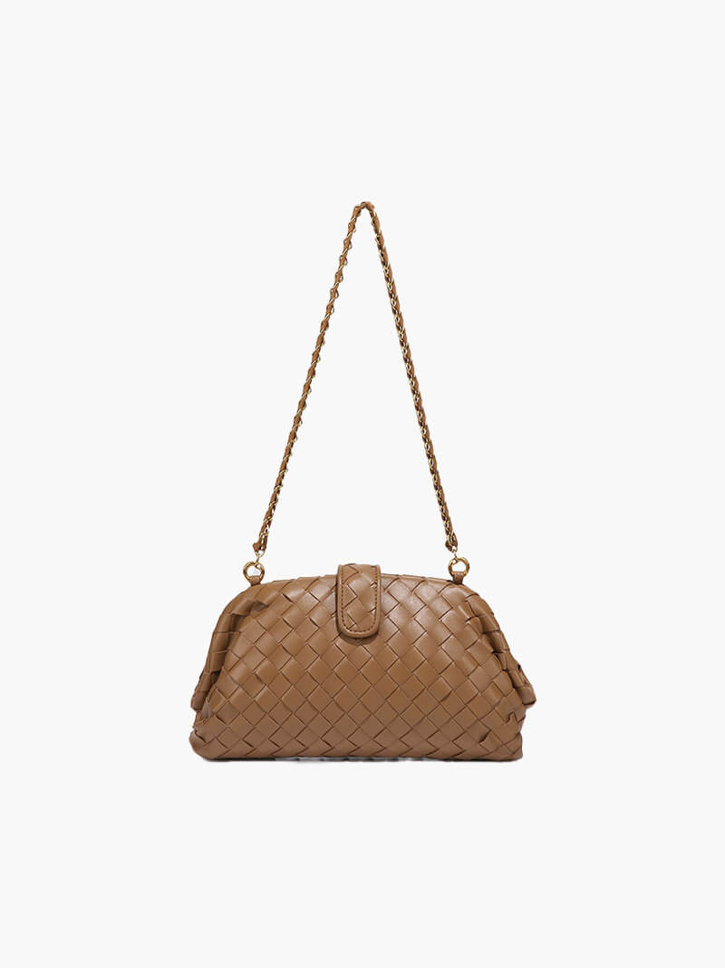 Tessa vævet clutch