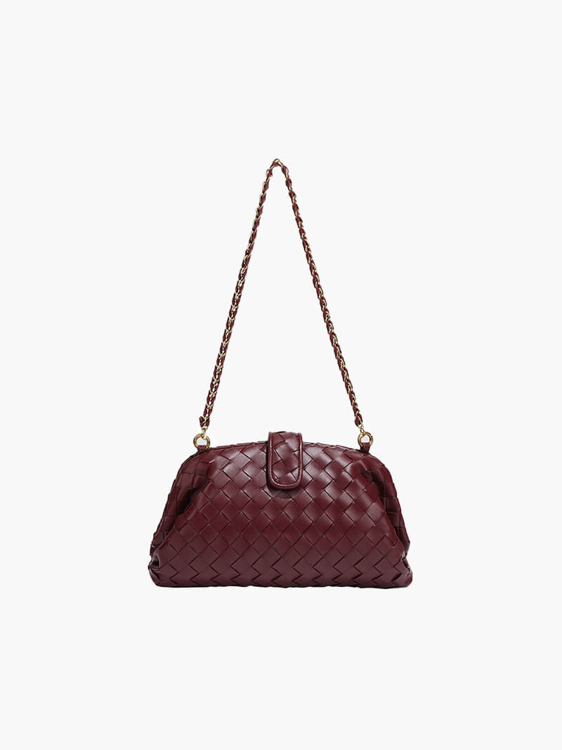 Tessa vævet clutch