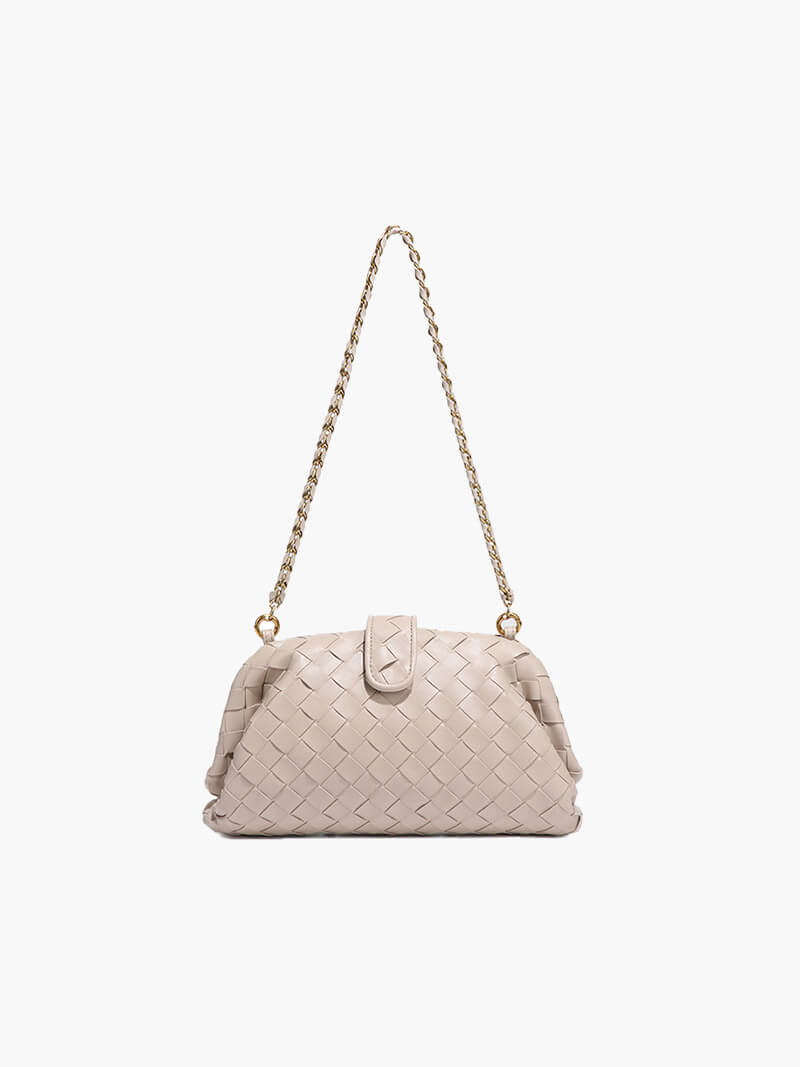 Tessa vævet clutch