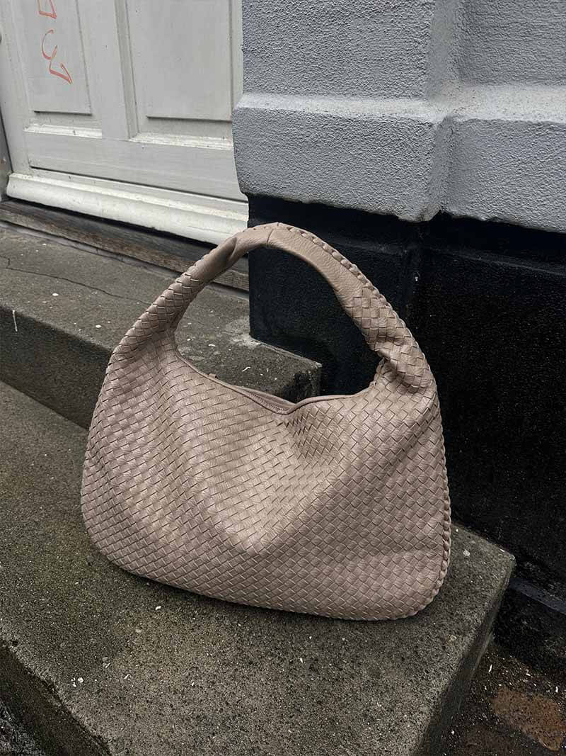 Vævet Oversized Skuldertaske