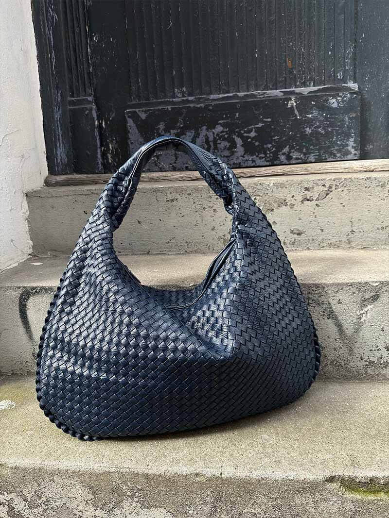 Vævet Oversized Skuldertaske