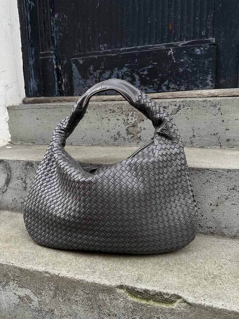 Vævet Oversized Skuldertaske