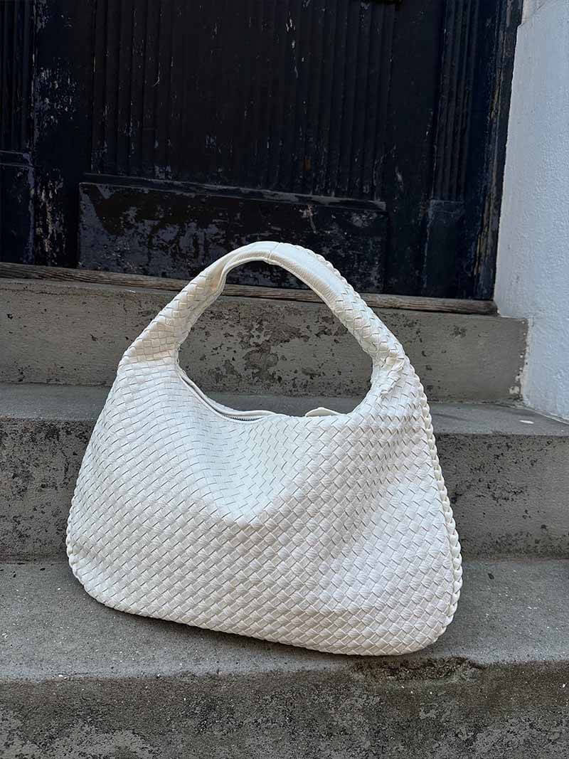 Vævet Oversized Skuldertaske