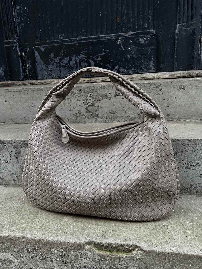 Vævet Oversized Skuldertaske