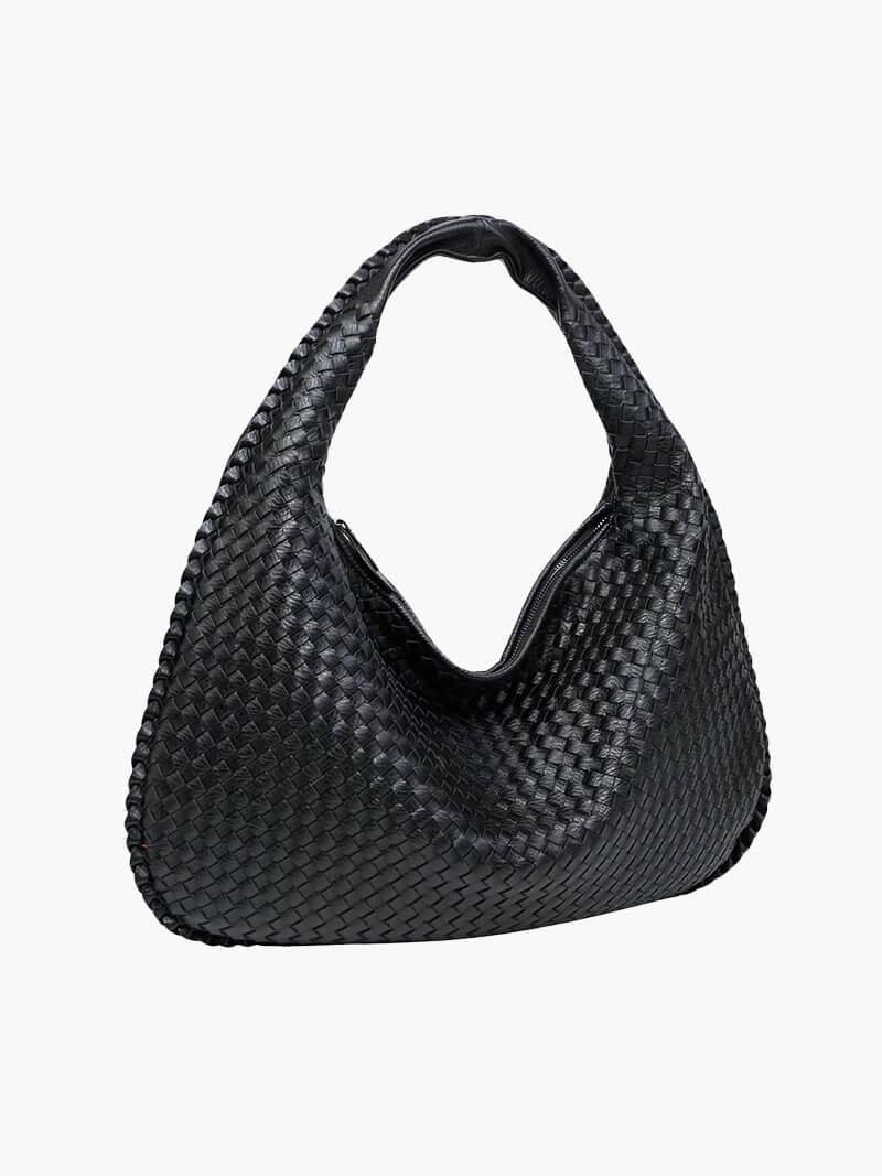 Vævet Oversized Skuldertaske