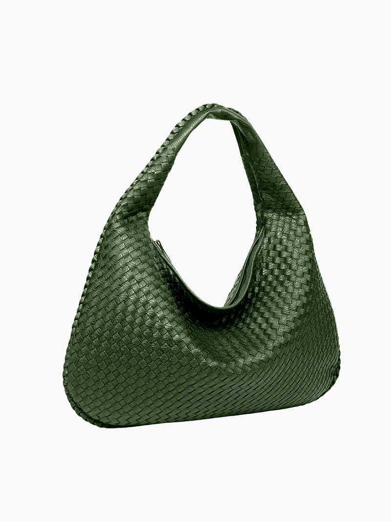 Vævet Oversized Skuldertaske