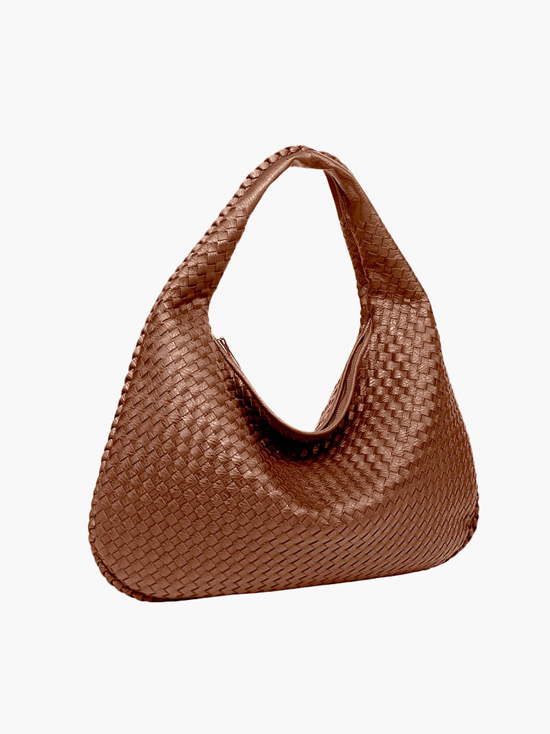 Vævet Oversized Skuldertaske