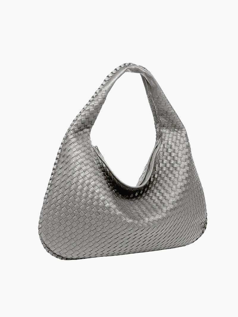 Vævet Oversized Skuldertaske