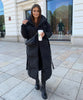Leigh | Overdimensioneret Parka i Sort