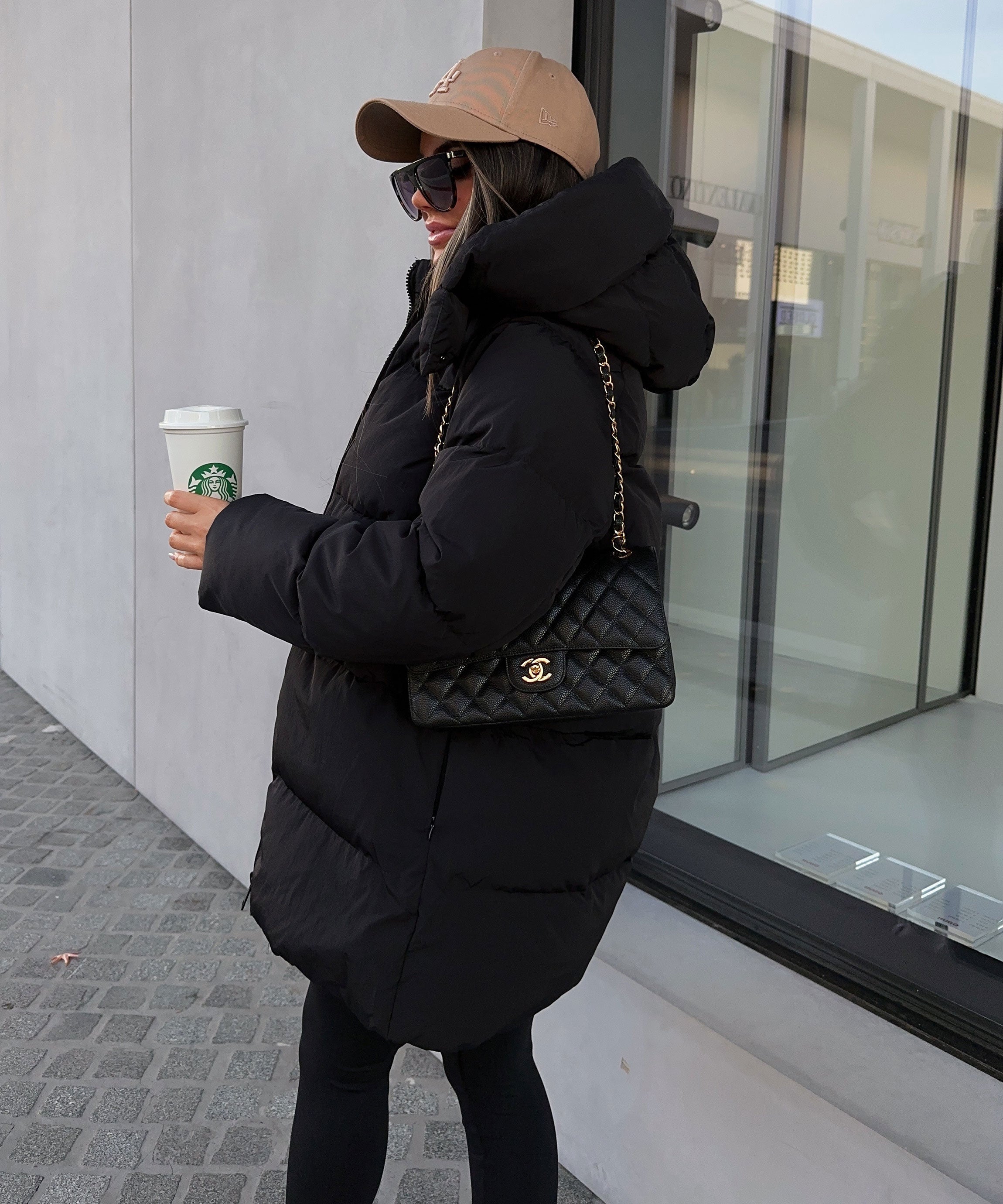 Jena | Oversized Sort Jakke