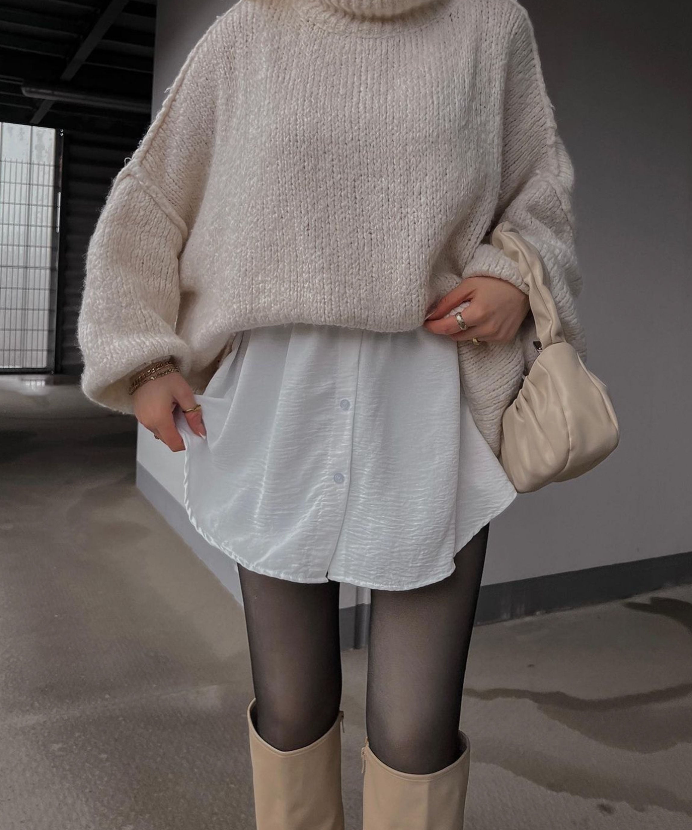 Marie | Elegant Hvid Skørt