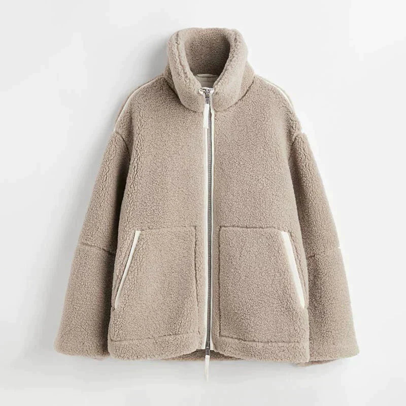 ALIZA | Flauschiger Teddy Pullover