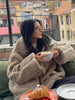 ALIZA | Flauschiger Teddy Pullover