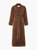 Penny - Trenchcoat i Suede