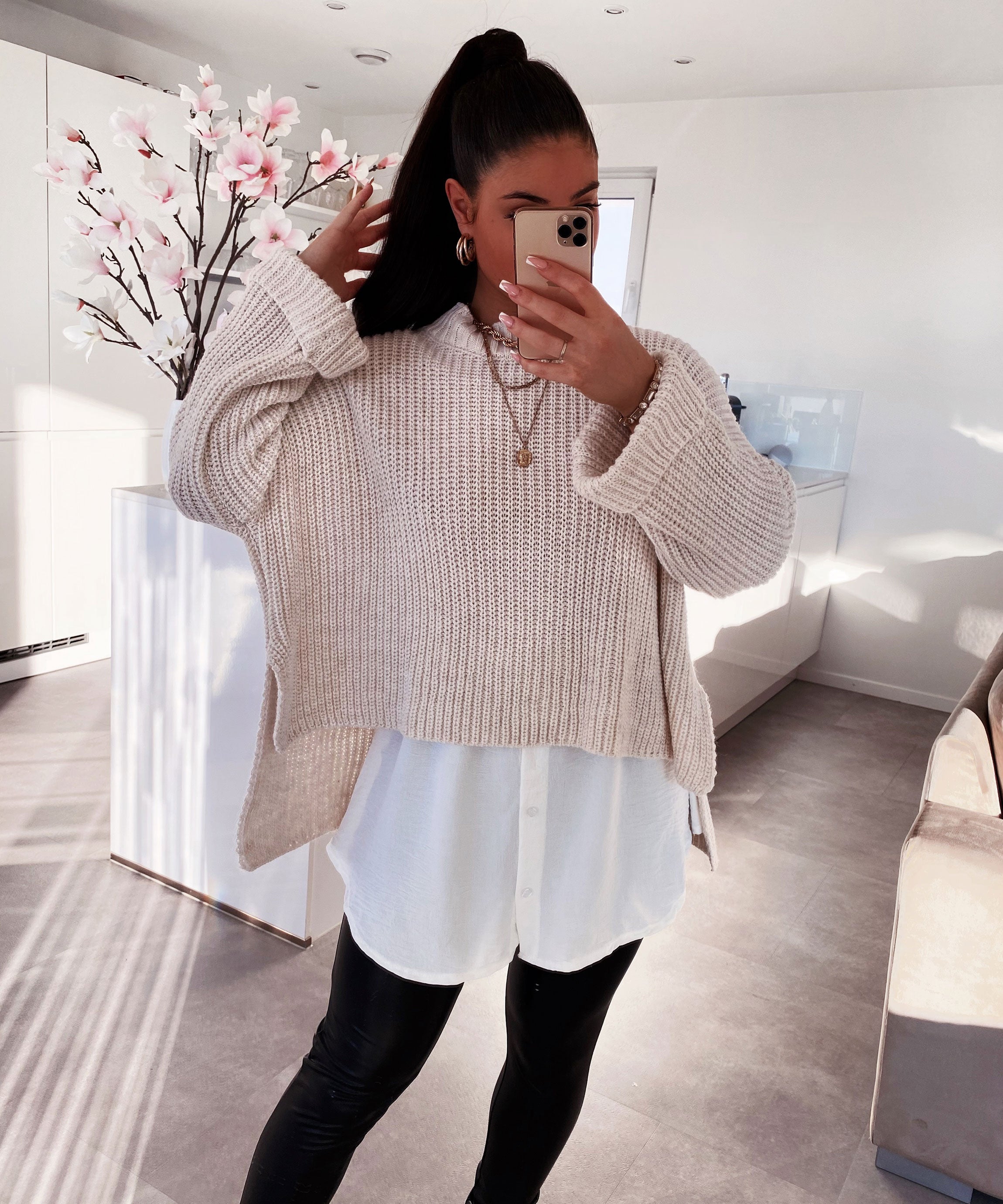 Marie | Elegant Hvid Skørt