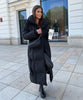 Leigh | Overdimensioneret Parka i Sort