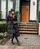 Leigh | Overdimensioneret Parka i Sort
