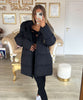 Jena | Oversized Sort Jakke